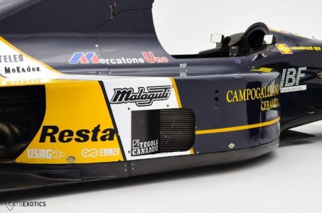 A la venta un extraño Lamborghini Minardi de F1