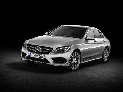 Mercedes-Benz C250, AMG Line, Avantgarde, Diamantsilber metallic, LederCranberryrot/Schwarz, Zierelemente Holz Esche schwarz offenporig,  (W205),2013