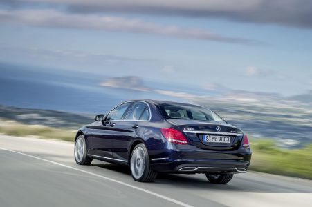 Mercedes-Benz C 300 BlueTEC HYBRID, Exclusive Line, Cavansitblau metallic, Leder ARTICOKristallgrau/Tiefseeblau, Zierelemente Holz Linde linestructure, (W205),2013