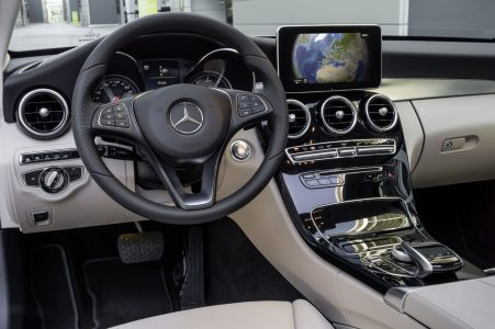 Mercedes-Benz C 250 BlueTEC, Avantgarde, Diamantweiss metallic, Leder Seidenbeige,Zierelemente Aluminium, (W205), 2013