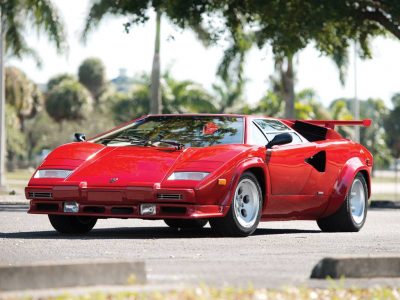 A subasta un exclusivo Lamborghini Countach LP5000 QV de 1986