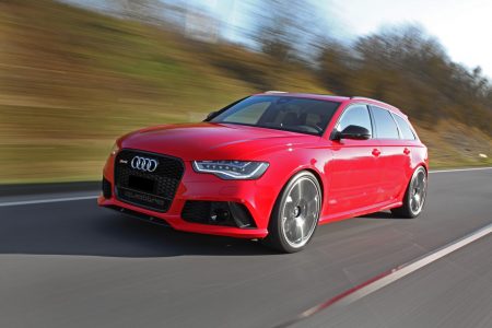 Audi RS6 Avant bajo el rodillo de HPerformance