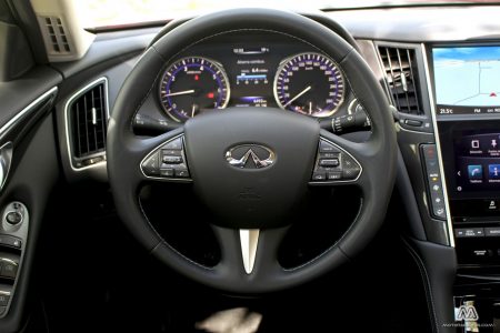 Prueba: Infiniti Q50 2.2d GT (equipamiento, comportamiento, conclusión)