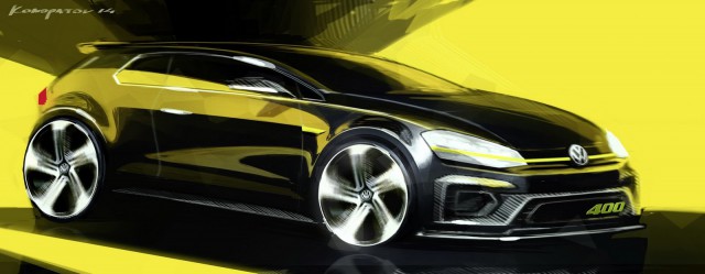 Volkswagen Golf R 400 Concept: 400 CV de camino a Pekín