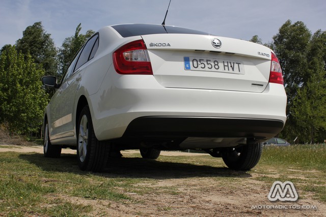 Prueba: Skoda Rapid Greenline 1.6 TDI 90 CV (diseño, habitáculo, mecánica)