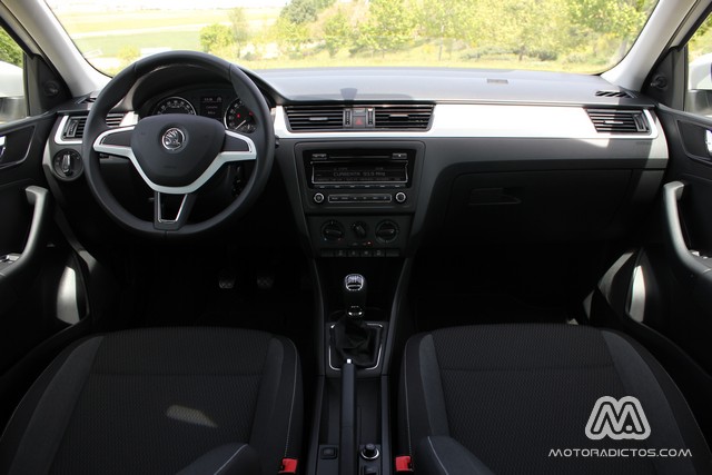 Prueba: Skoda Rapid Greenline 1.6 TDI 90 CV (diseño, habitáculo, mecánica) 7