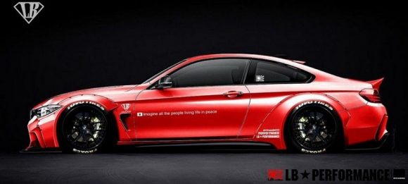 Este es el BMW Serie 4 de Liberty Walk