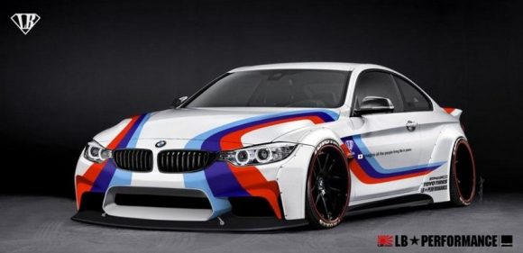 Este es el BMW Serie 4 de Liberty Walk