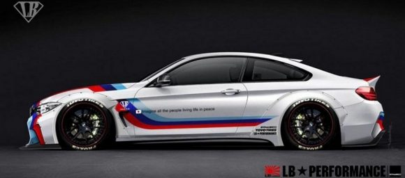 Este es el BMW Serie 4 de Liberty Walk