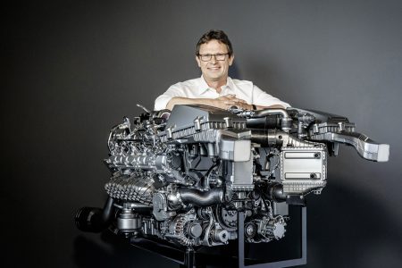 Mercedes-AMG 4.0-Liter Biturbo-Motor (M 178); 2014