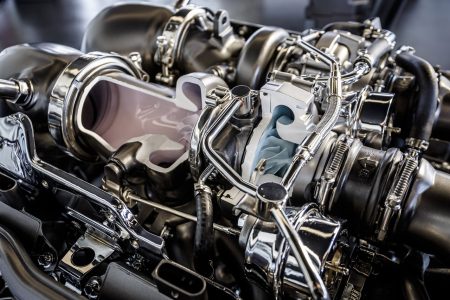 Mercedes-AMG 4.0-Liter Biturbo-Motor (M 178); 2014