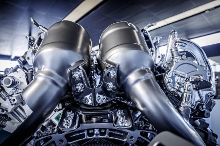 Mercedes-AMG 4.0-Liter Biturbo-Motor (M 178); 2014