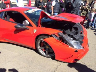 Destrozan un Ferrari 458 Speciale durante un track-day en Sudafrica