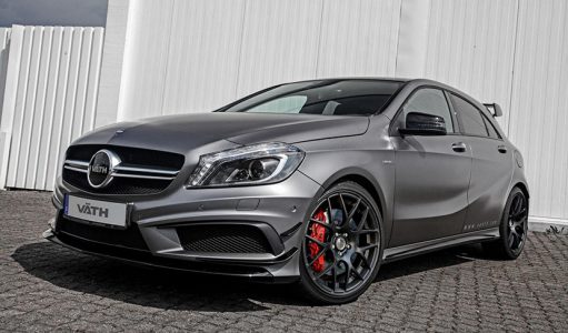 Mercedes A45 AMG bajo el rodillo de VATH International