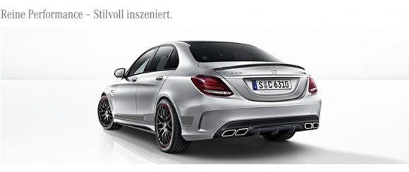 Llega el Mercedes-Benz C63s AMG Edition 1