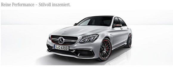 Llega el Mercedes-Benz C63s AMG Edition 1