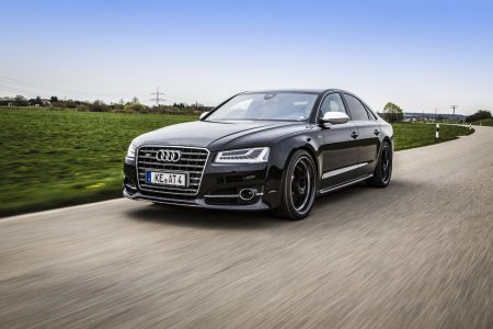 Audi S8 bajo el rodillo de ABT