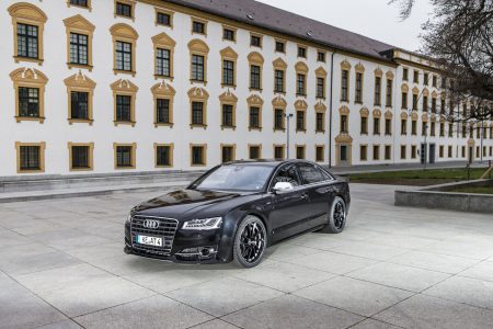 Audi S8 bajo el rodillo de ABT