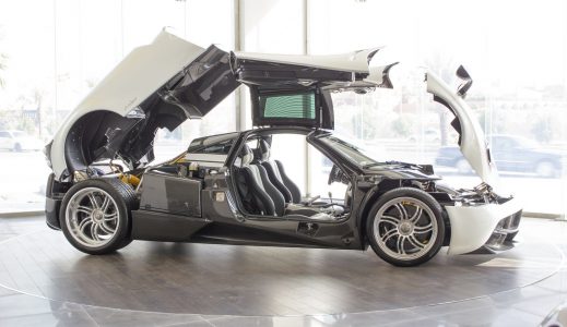 A la venta un impoluto Pagani Huayra de color blanco