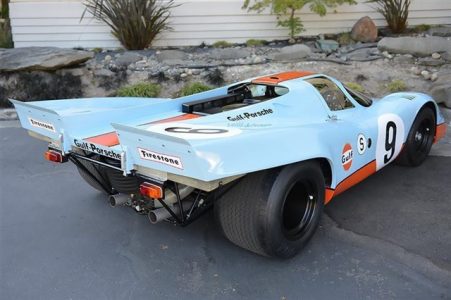 A la venta un Porsche 917K de 1969 pintado con los colores de Gulf