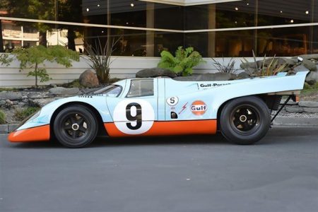 A la venta un Porsche 917K de 1969 pintado con los colores de Gulf