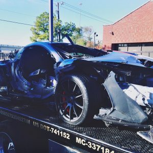 Destrozan un McLaren P1 en Dallas, Estados Unidos