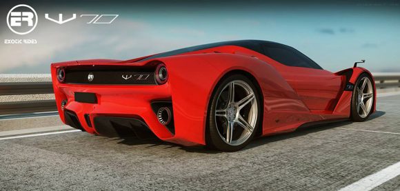 W70, un superdeportivo creado en Orlando inspirado en las líneas de Ferrari LaFerrari