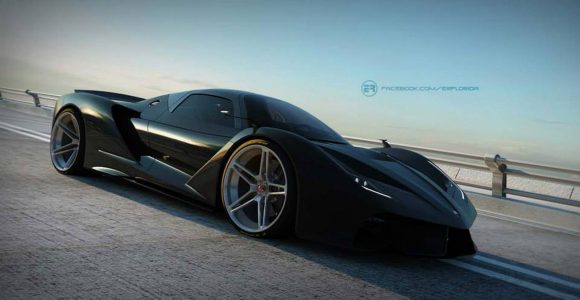 W70, un superdeportivo creado en Orlando inspirado en las líneas de Ferrari LaFerrari