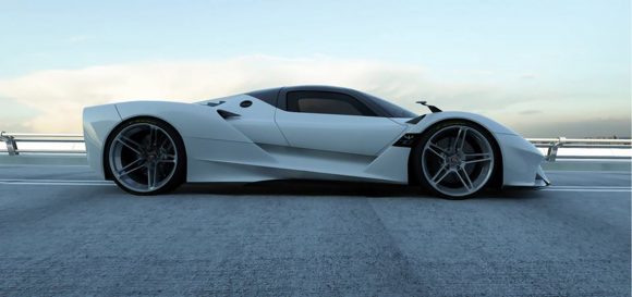 W70, un superdeportivo creado en Orlando inspirado en las líneas de Ferrari LaFerrari