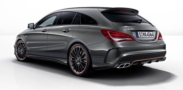 Así luce el nuevo Mercedes CLA45 AMG Shooting Brake Orange Art Edition 2