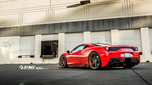 Ferrari 458 Speciale, ahora con llantas ADV.1