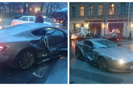 Un joven de 15 años destroza su Aston Martin en Rusia