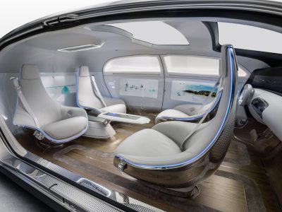 Mercedes-Benz F015 Luxury in motion: Eléctrico, con pila de hidrógeno y autónomo