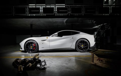 Ferrari F12berlinetta bajo el rodillo de PP-Performance