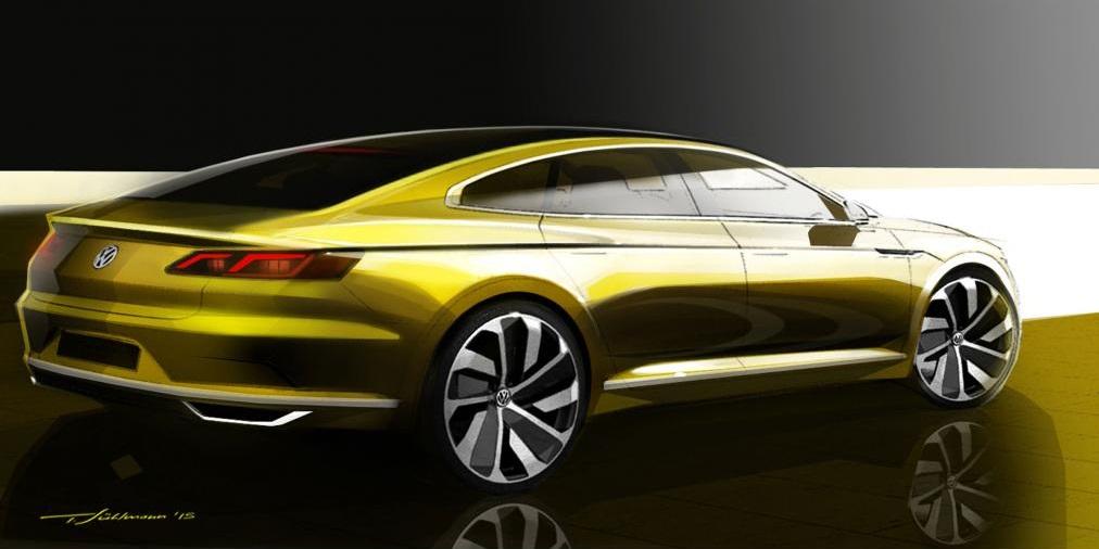 Primeros bocetos oficiales del nuevo Volkswagen CC 1