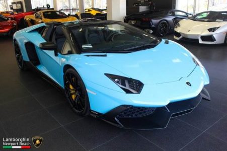 A la venta un Lamborghini Aventador Roadster 50th Anniversario