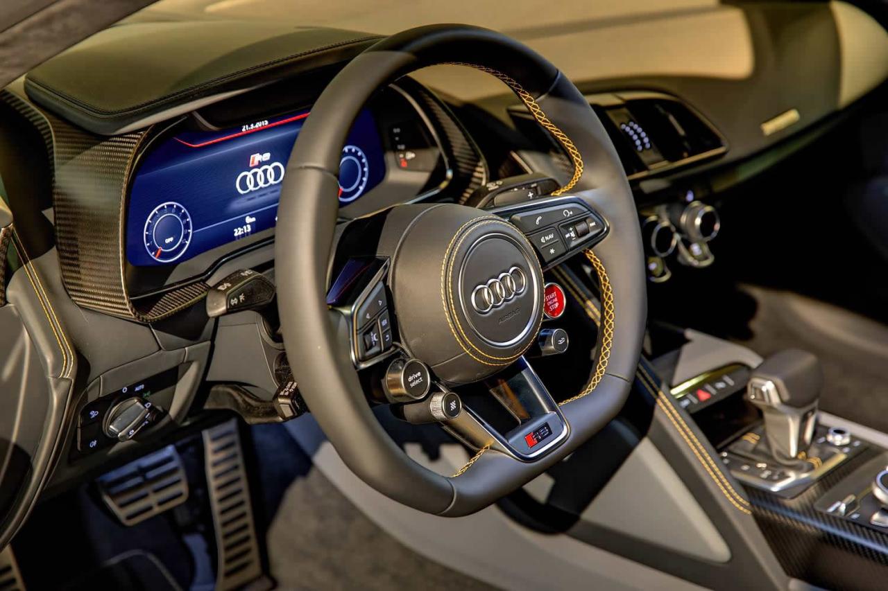 Al natural: Audi R8 V10 Plus en Vegas Yellow 3