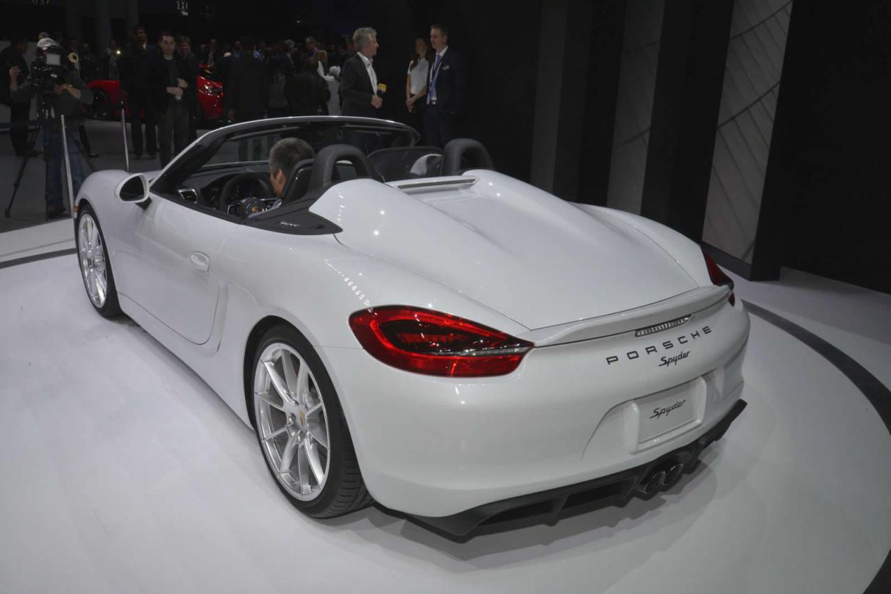 Desde Nueva York: Porsche Boxster Spyder, en vivo