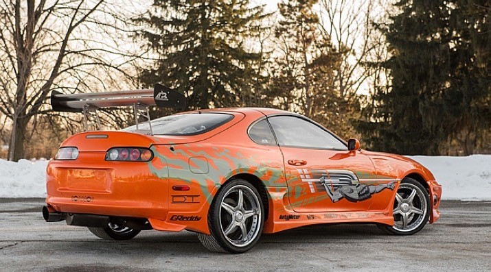 Sale a subasta el Toyota Supra MKIV naranja de "A todo gas 1"