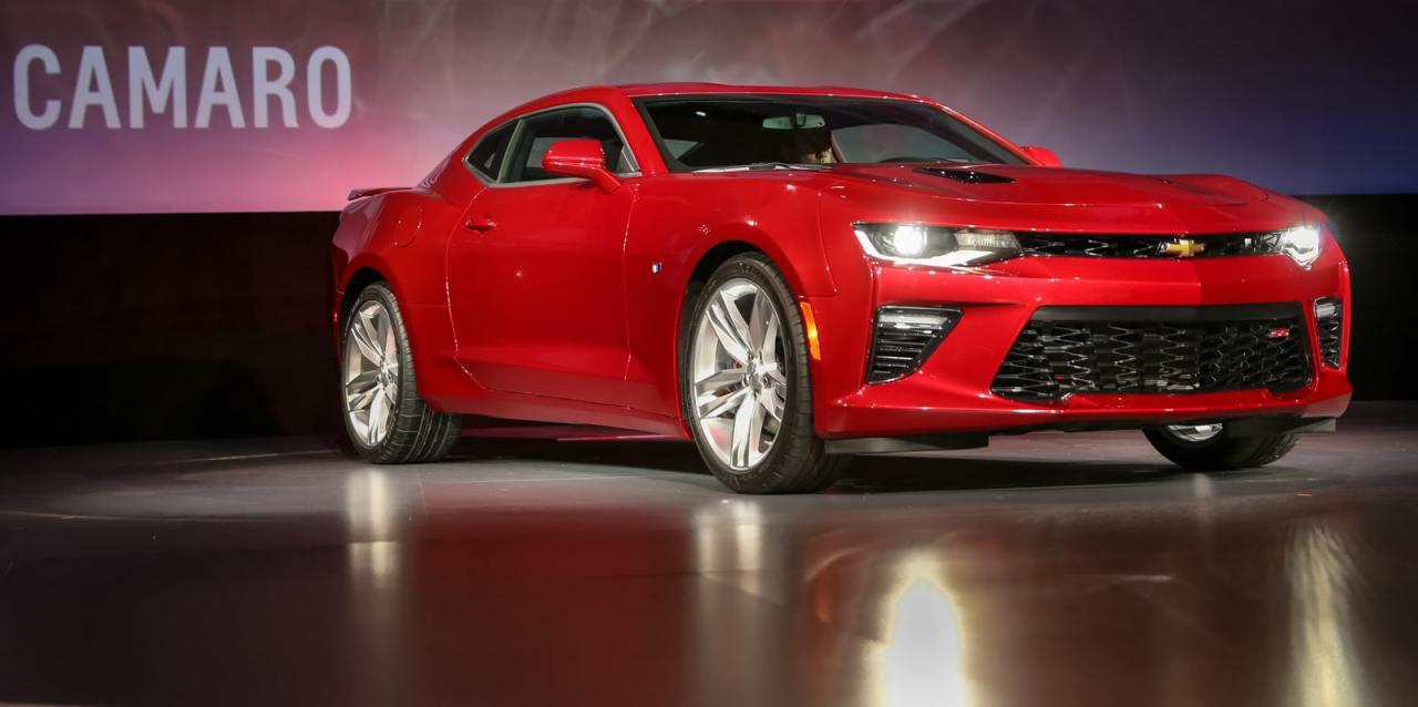 Oficial: 2016 Chevrolet Camaro, con motor de 4 cilindros y 455 caballos en la versión V8 SS