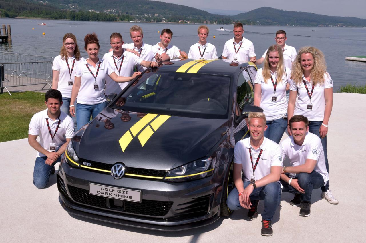 Volkswagen Golf GTI Dark Shine, brillando en Wörthersee con 395 caballos y creado por estudiantes 3