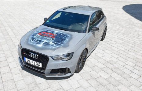 Audi nos muestra un RS3 Sportback único con llantas de fibra de carbono