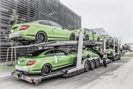 Mercedes C63 AMG Coupé Legacy Edition: Verde que te quiero verde