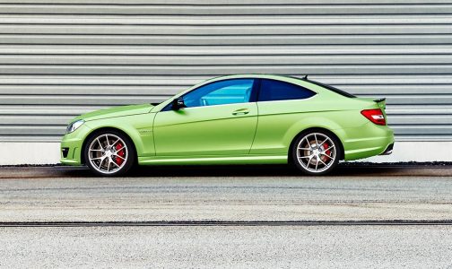 Mercedes C63 AMG Coupé Legacy Edition: Verde que te quiero verde