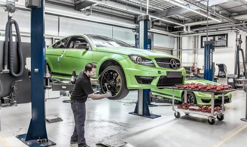 Mercedes C63 AMG Coupé Legacy Edition: Verde que te quiero verde