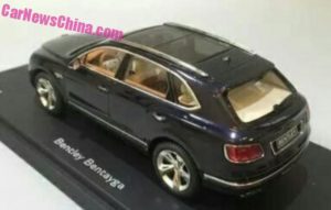 Así es el Bentley Bentayga de producción... a escala 1:18