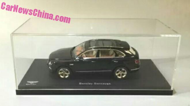 Así es el Bentley Bentayga de producción... a escala 1:18