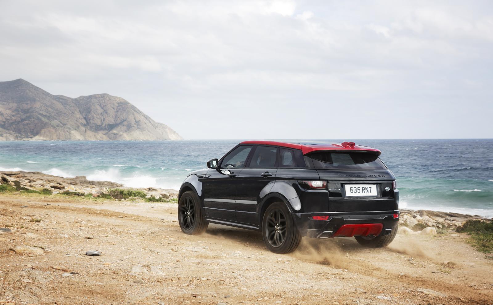 Range Rover Evoque Ember Edition: Negro sobre rojo