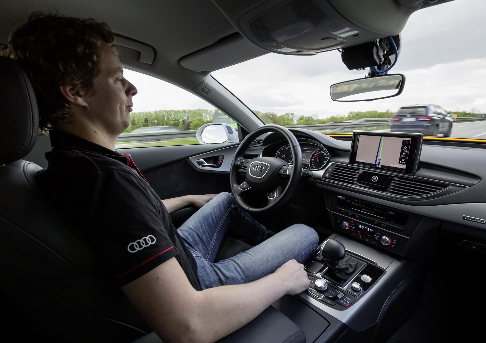Audi A7 Piloted Driving Concept: Esto es lo que sabe hacer a día de hoy en la autopista alemana