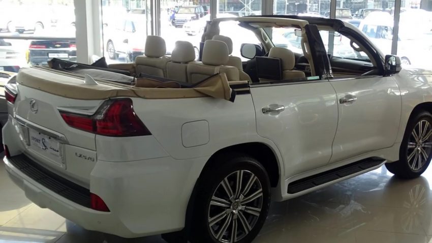 ¿Quieres un Lexus LX descapotable? Con 310.000 euros puedes hacerte con uno transformado 2